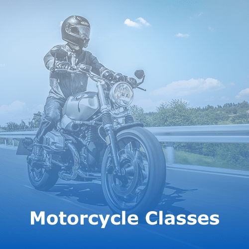 image of a motorcycle with blue overlay