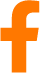 facebook icon in orange